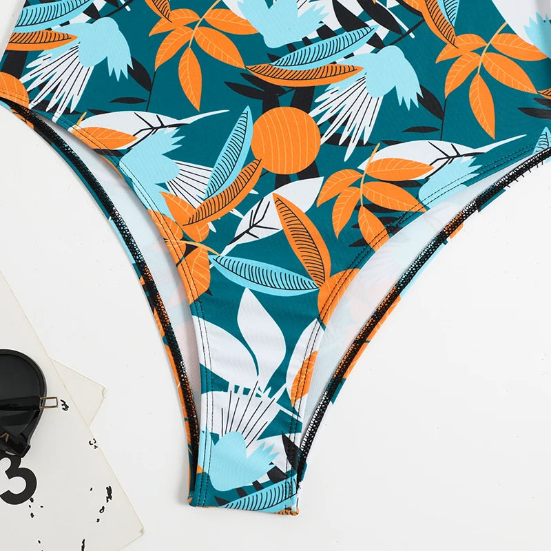 The Knot 2025 Tropical Print Swimsuit