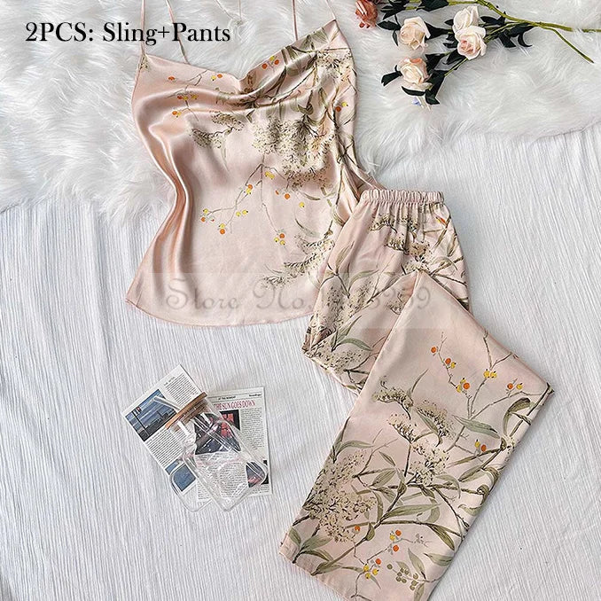 Four Pieces Pajamas Set Nightwolf 2025