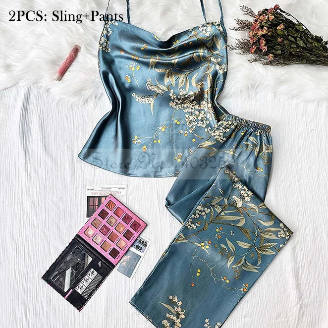 Four Pieces Pajamas Set Nightwolf 2025