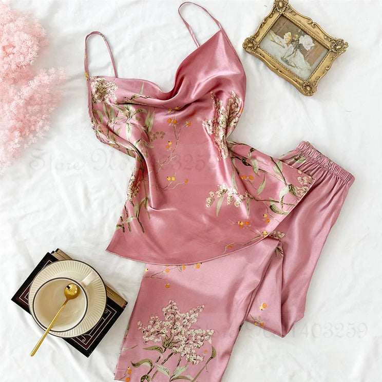 Four Pieces Pajamas Set Nightwolf 2025
