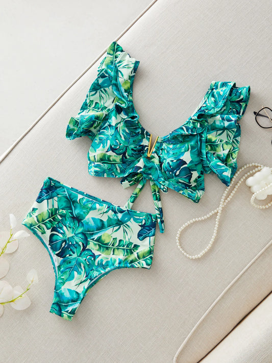 Biqqu  Halter Backless Bathing Suit 2025