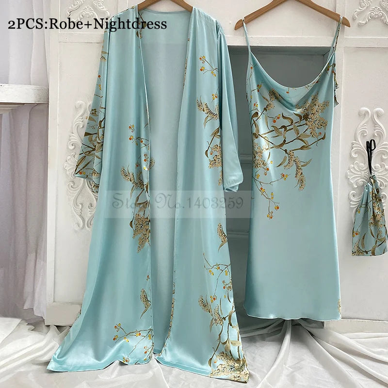 Four Pieces Pajamas Set Nightwolf 2025